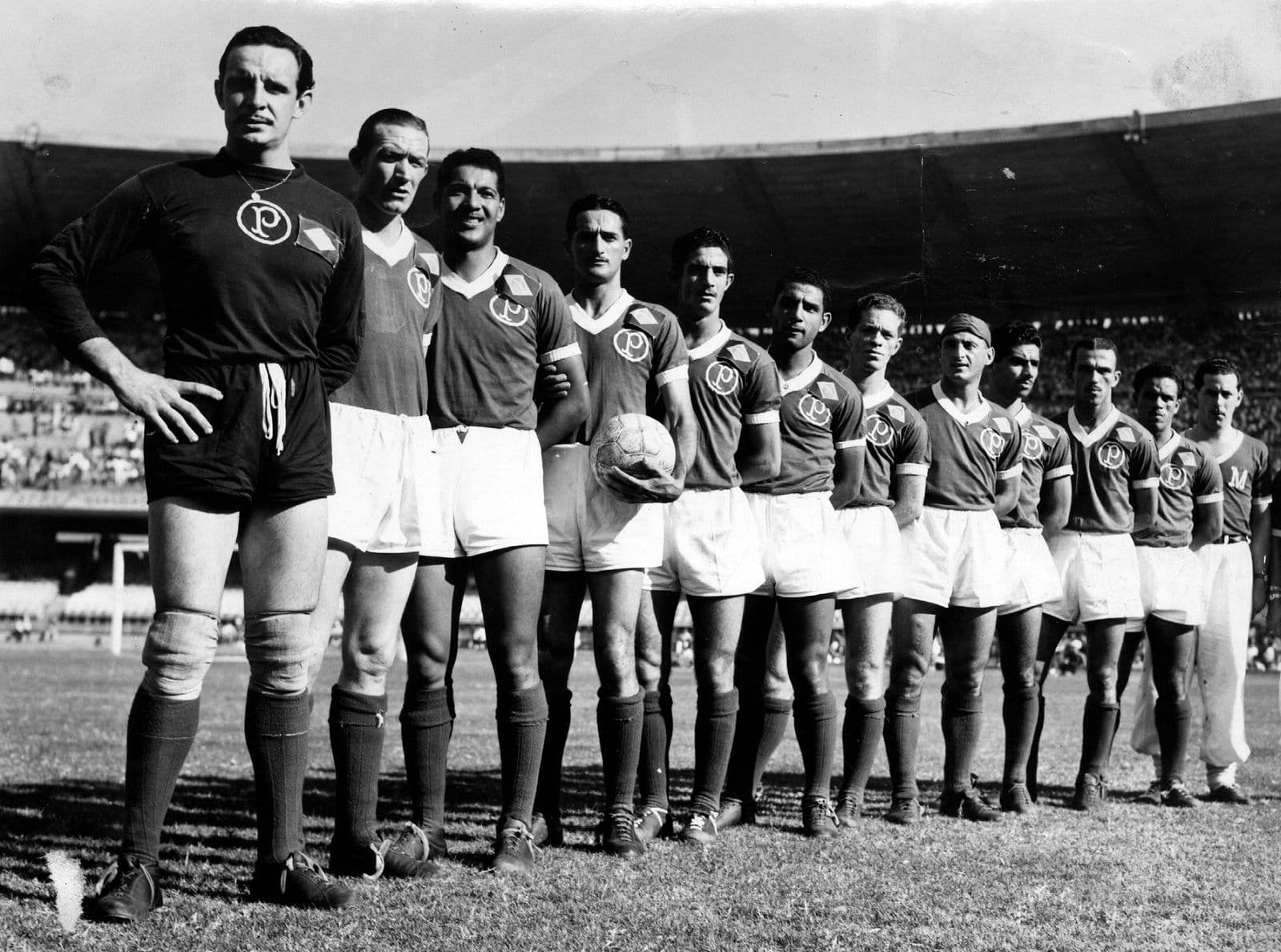 Elenco do Palmeiras na final da Copa Rio de 1951
