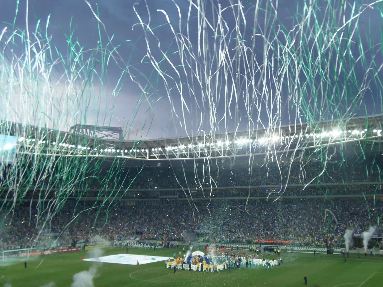 Festa do título brasileiro de 2016 no Allianz Parque