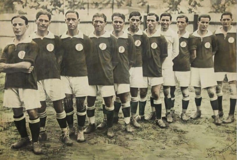 Time do Palestra Itália campeão paulista de 1920